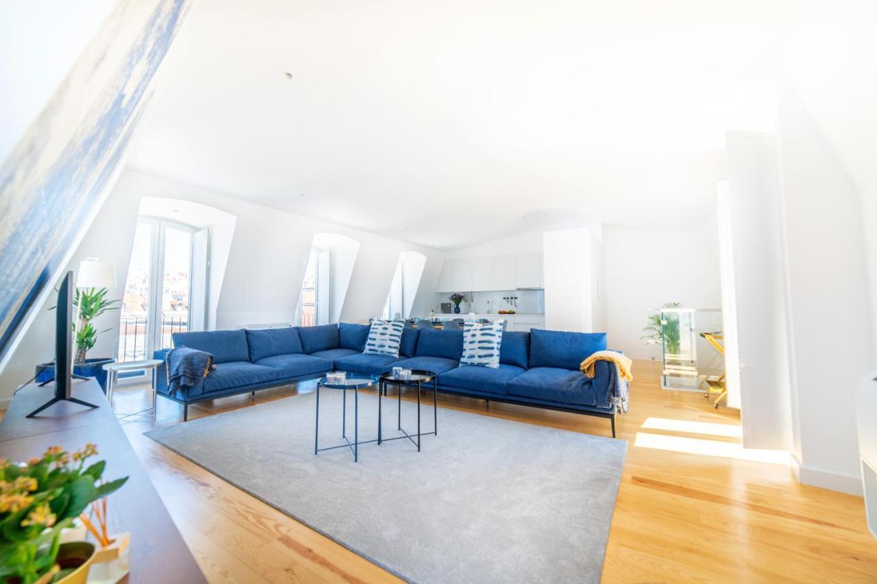 Blue By The River 4 - Unique Penthouse Duplex With A View Lisboa Exteriér fotografie