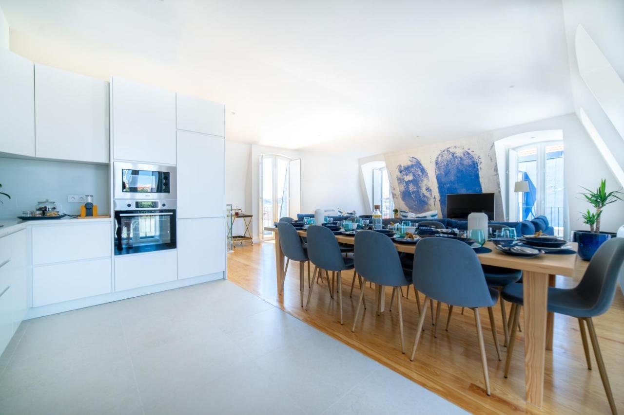 Blue By The River 4 - Unique Penthouse Duplex With A View Lisboa Exteriér fotografie